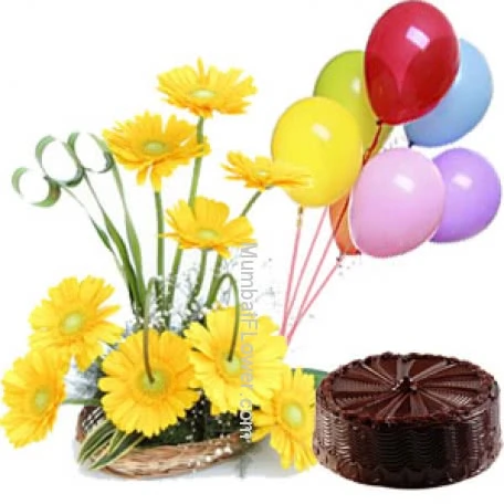 Flowers Cake n Baloons