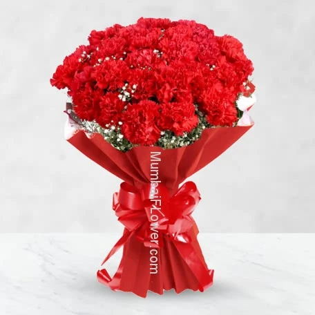 Bunch of Red Carnation