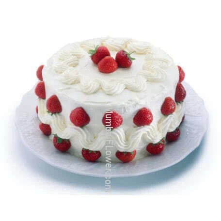 1 Kg  Strawberry Cake