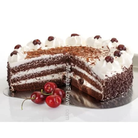 1 Kg. Egg Less Black Forest Cake