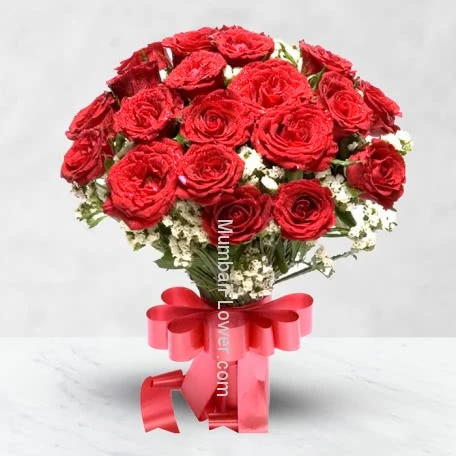 Bunch of 25 Red Roses