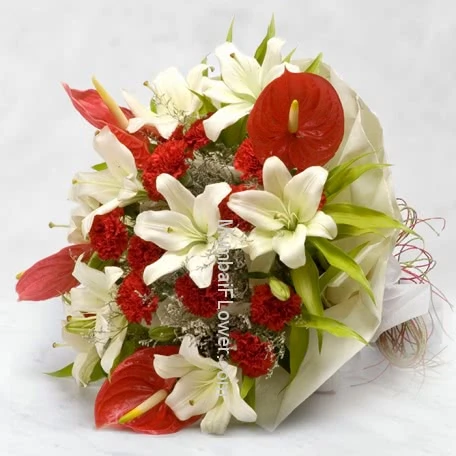 Lilies Roses Bunch