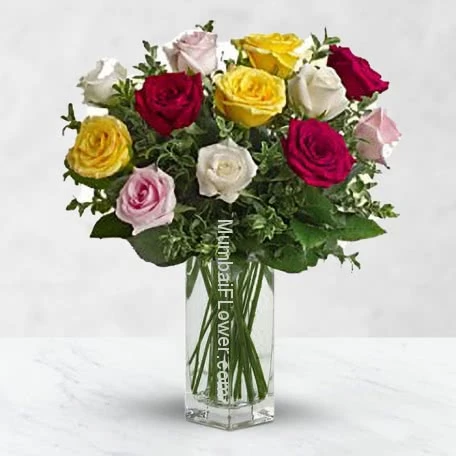 15 Mixed Roses