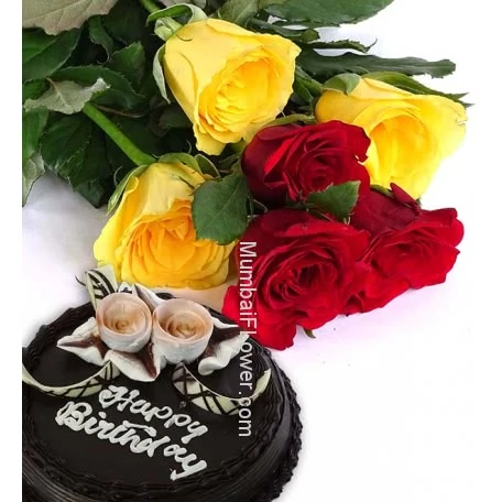 Roses n Cake Combo