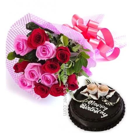 Roses n Cake Combo