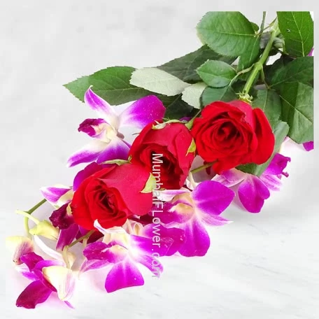 Small Orchids n Roses