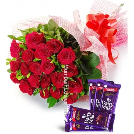 Roses n Dairy Milk
