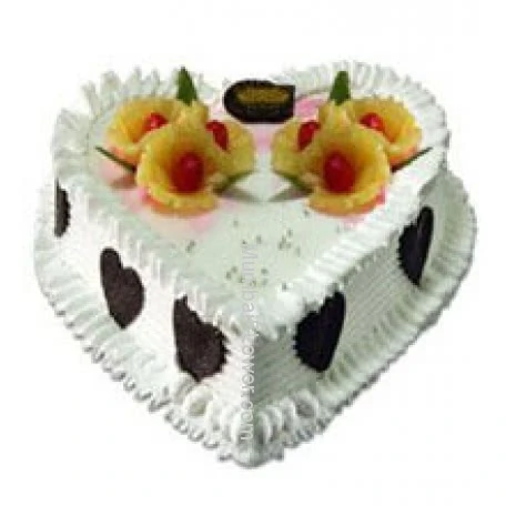 Vanilla Heart Cake