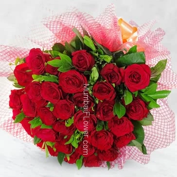 Bunch of 30 Red Roses are so romantic for your Love, Romance and will convey real happiness to your loved ones.