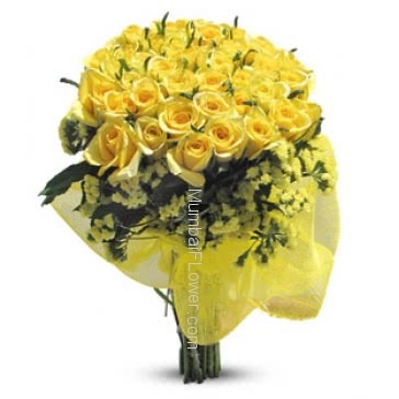 Gift this Bunch of 40 Friendship Yellow Roses to  your friend.