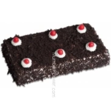 3 Kg. Egg Less Black Forest Cake. Please Order 2 Day in advance.  Please note: This item is not available in small cities / remote locations. 