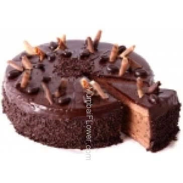 2 Kg. Egg Less Chocolate Cake. Please Order 2 Day in advance.  Please note: This item is not available in small cities / remote locations. 