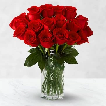 Red roses is a symbol of love send 30 Red Roses in a Vase to your sweetheart. 