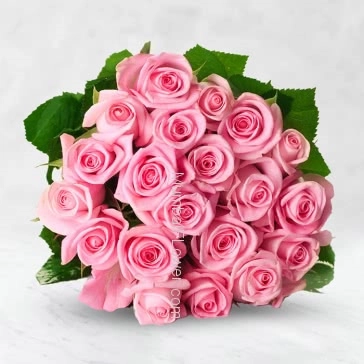 Bunch of 20 Pink Roses for your loving innocent daughter or your most feminine love