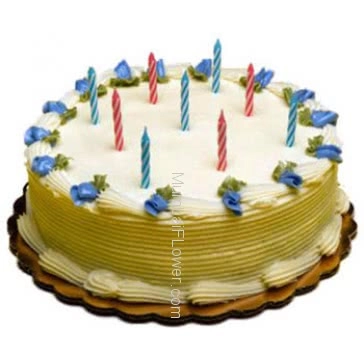 Half Kg. Butterscotch Cake eye catching delicious.