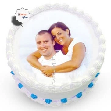 1 Kg. Vanila Photo Cake....Please order 1-2 Days in advance.