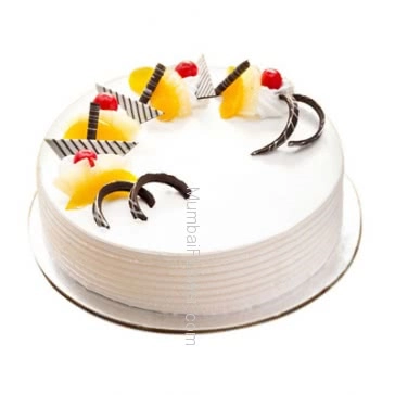 1 Kg. Mango Vanilla Cake is season and full of taste. Available only in Mango season... Order 24 hours in advance. Please note : Cake icing may differ from shown picture.