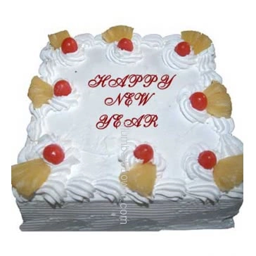 3 Kg. Premium Quality Pineapple Cake best in quality and flavour... Order 24 hours in advance. Please note : Cake icing may differ from shown picture.
