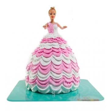 2 Kg. Premium Quality Custom Made Barbie Doll Cake, best in taste and flavour... Order 24 hours in advance. Please note : Cake icing may differ from shown picture.
