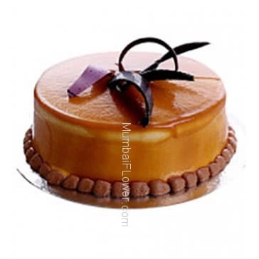 1 Kg. Delicious Caramel Chocolate Cake... Order 24 hours in advance. Please note : Cake icing may differ from shown picture.
