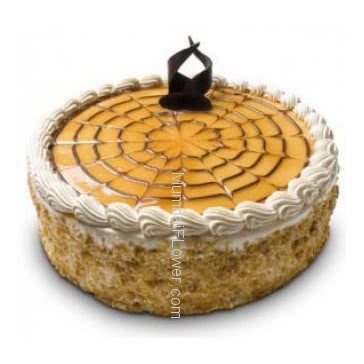 1 Kg. premium quality Butter Scotch Cream Cake, best in taste and flavour