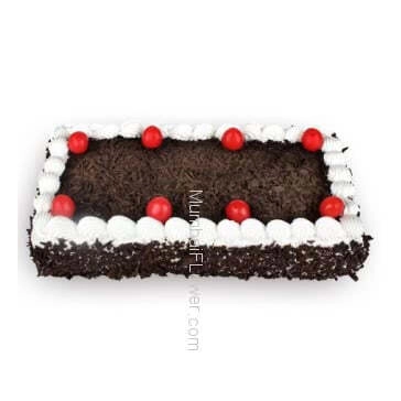 3 Kg. Creamy and Delicious Black Forest Cake, best in quality and taste... Order 24 hours in advance. Please note : Cake icing may differ from shown picture.
