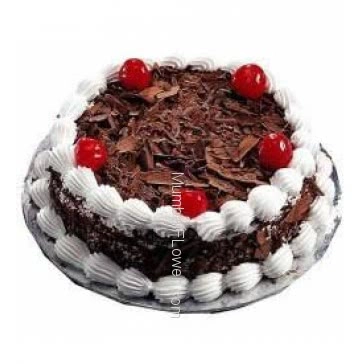 Half Kg. Delicious Black Forest Gateau Cake, premium quality and flavour