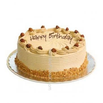 1 Kg. Premium Quality Butterscotch Birthday Cake