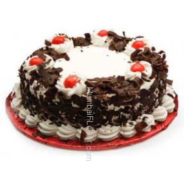 2 Kg. Black Forest Cake from 5 Star Bakery. Please Order 1 Day in advance. send for your special occasion.  Please note: This item is not available in small cities / remote locations. 